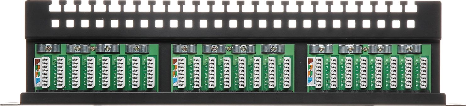 Patch panel Delta PP-24/RJ/C, 24 porta RJ-45, Cat 5e, 1U, i zi