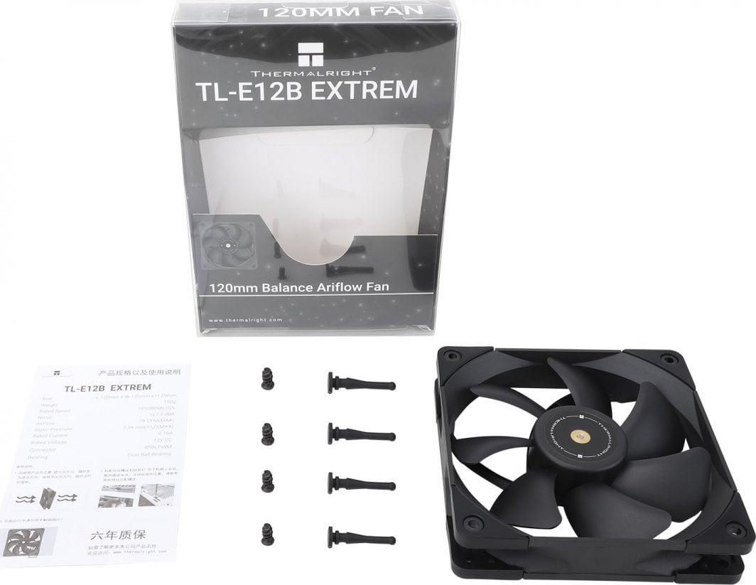 Ftohës Thermalright TL-E12B Extrem, 120 mm