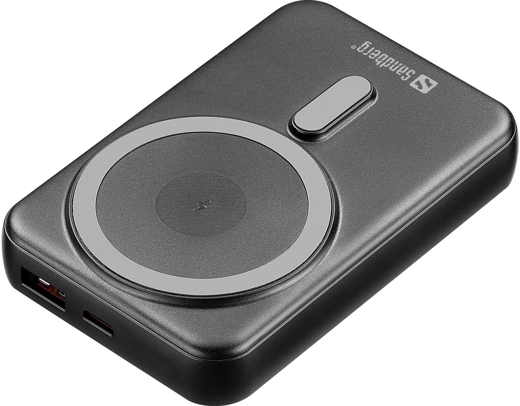 Powerbank pa tela Sandberg Magnet 10000mAh, MagSafe, 22.5W, i zi
