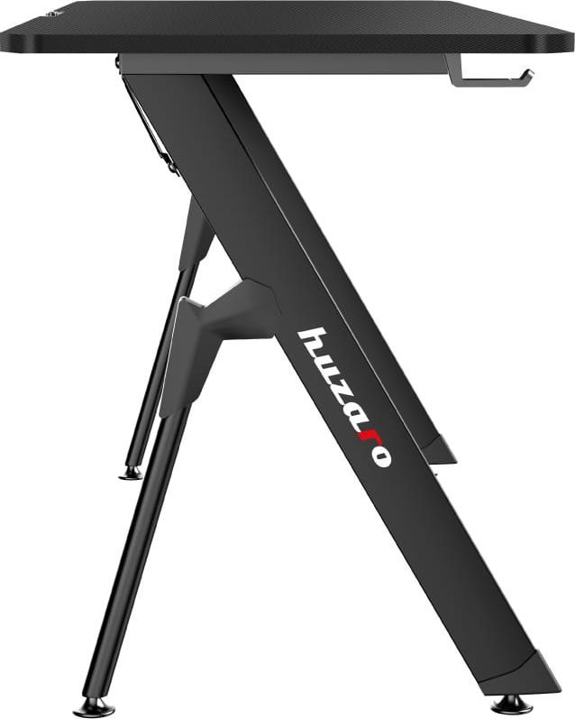 Tavolinë për kompjuter Huzaro Hero 2.8, 140 cm x 60 cm, e zezë