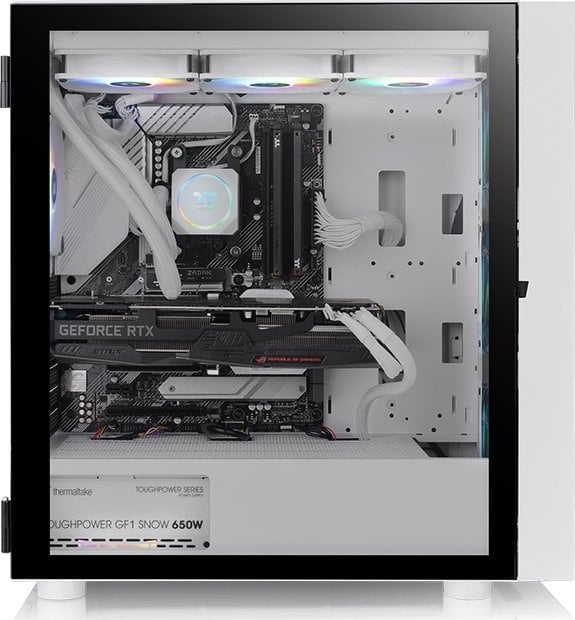 Kasë Thermaltake Divider H570 TG ARGB Snow, Midi Tower