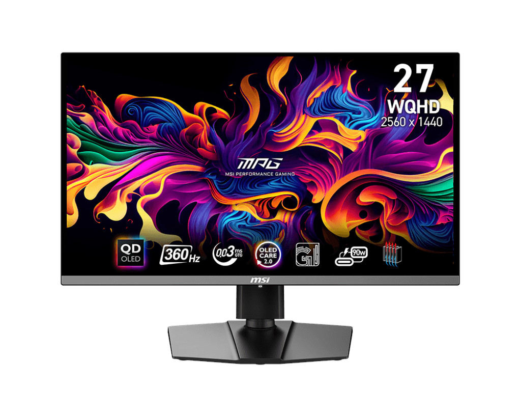 Monitor MSI MPG 271QRX, 26,5", QD-OLED, QHD, 360Hz, 0,03ms, i zi