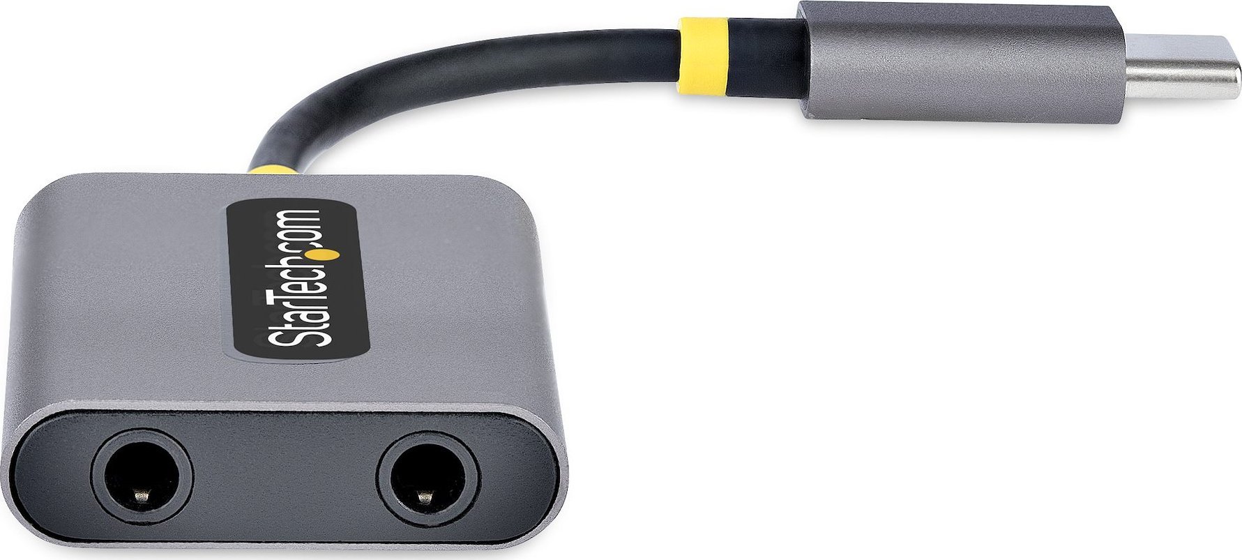Adapter audio StarTech USB C në 2x 3.5mm, me mikrofon, i bardhë
