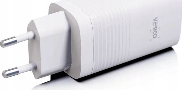 Karikues USB Verico Mojo GaN, 65W, 3 porta, i bardhë