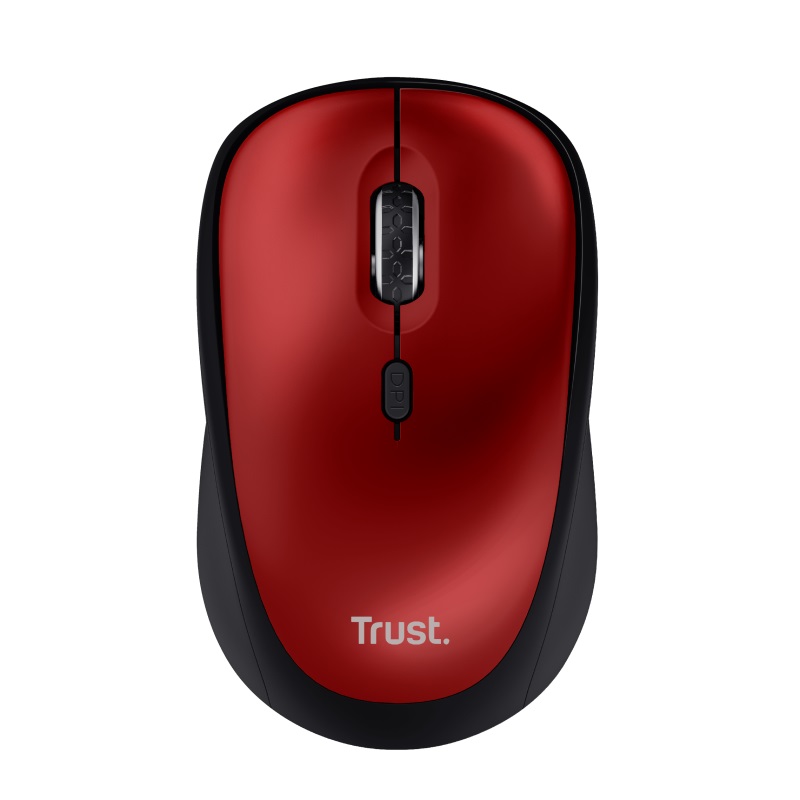 Maus Trust YVI+, 1 600 DPI, i kuq / i zi