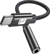 Аудио адаптер USB C Techly ICOC USBC DAC24J, интегриран DAC, влез 3.5mm, бел