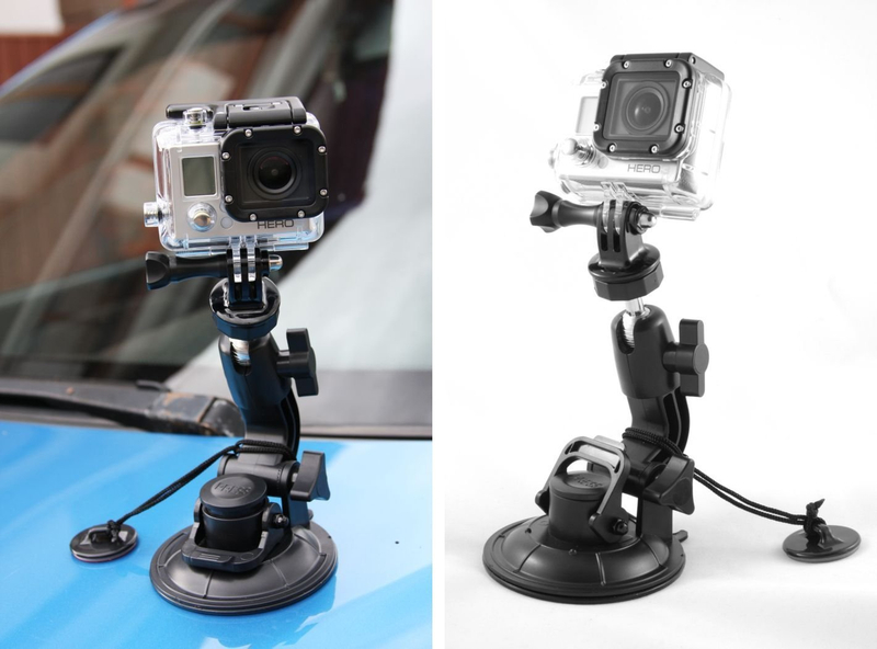 Set aksesorësh montimi XREC për GoPro dhe SJCAM, kompatibil me HERO 2 3 3+ 4 SJ4000 SJ5000, i zi
