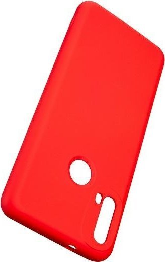 Mbështjellës silikoni Beline për Motorola Moto E20, i hollë, i kuq