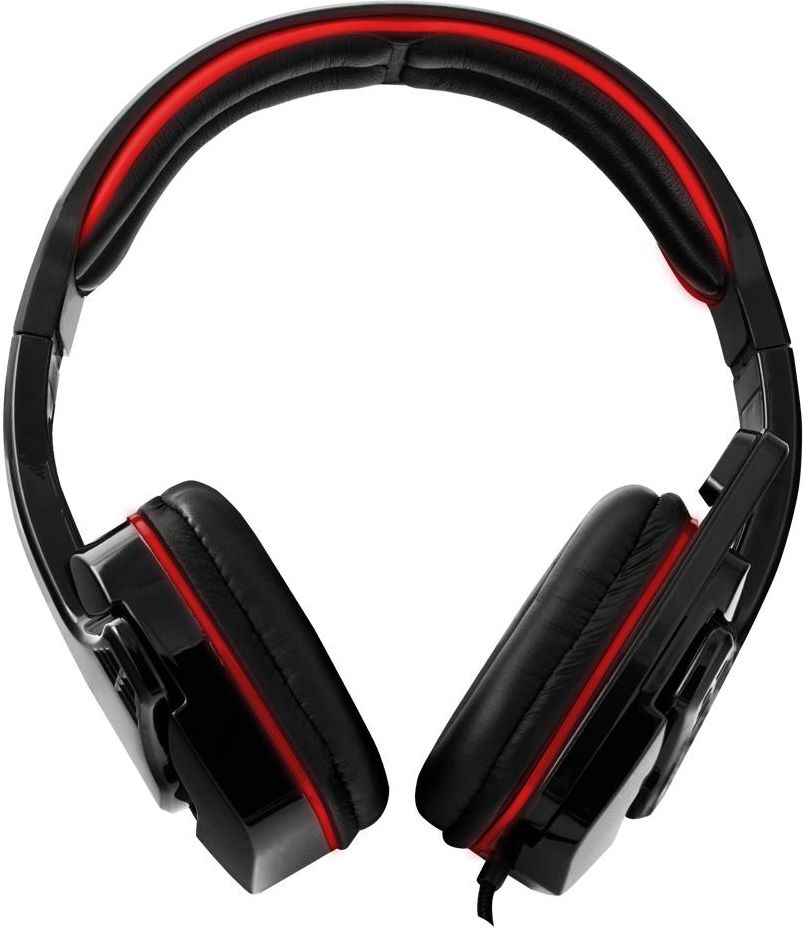 Kufje gaming Esperanza Raven EGH310R, stereo, me mikrofon, të kuqe
