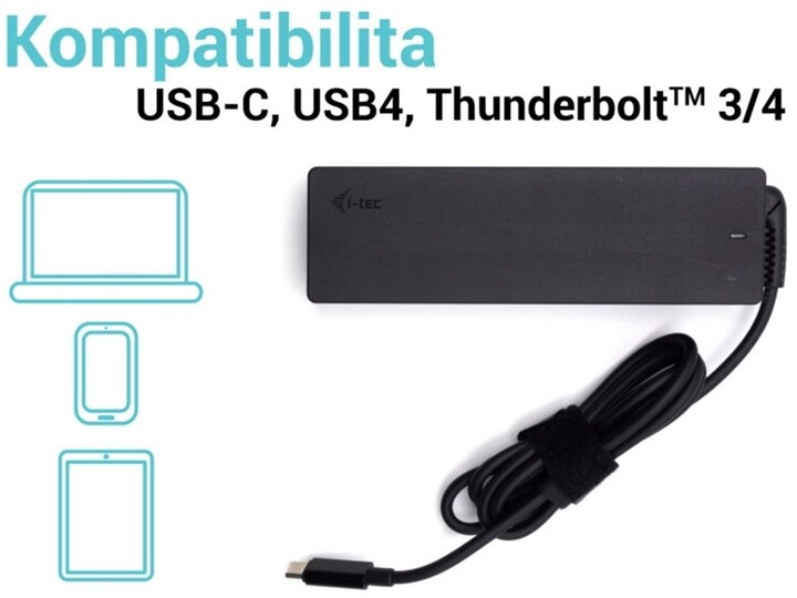 i-tec Универзален Полнач USB-C PD 3.0, 100 W