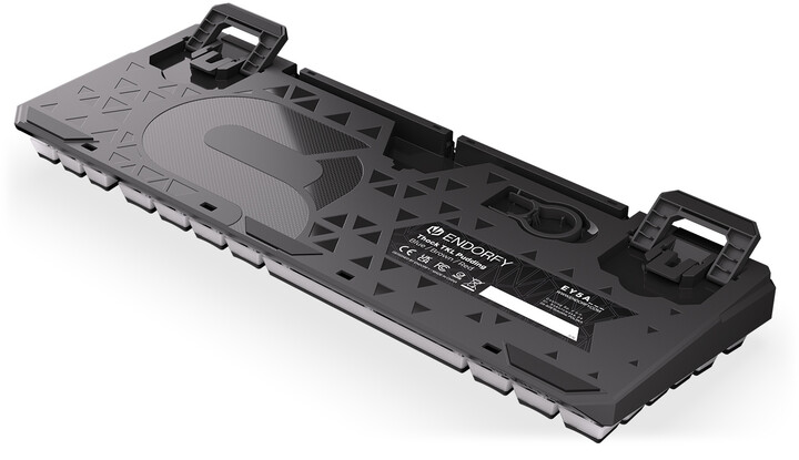 Tastierë Endorfy Thock TKL Pudding Brown, Kailh Brown, US, e zezë