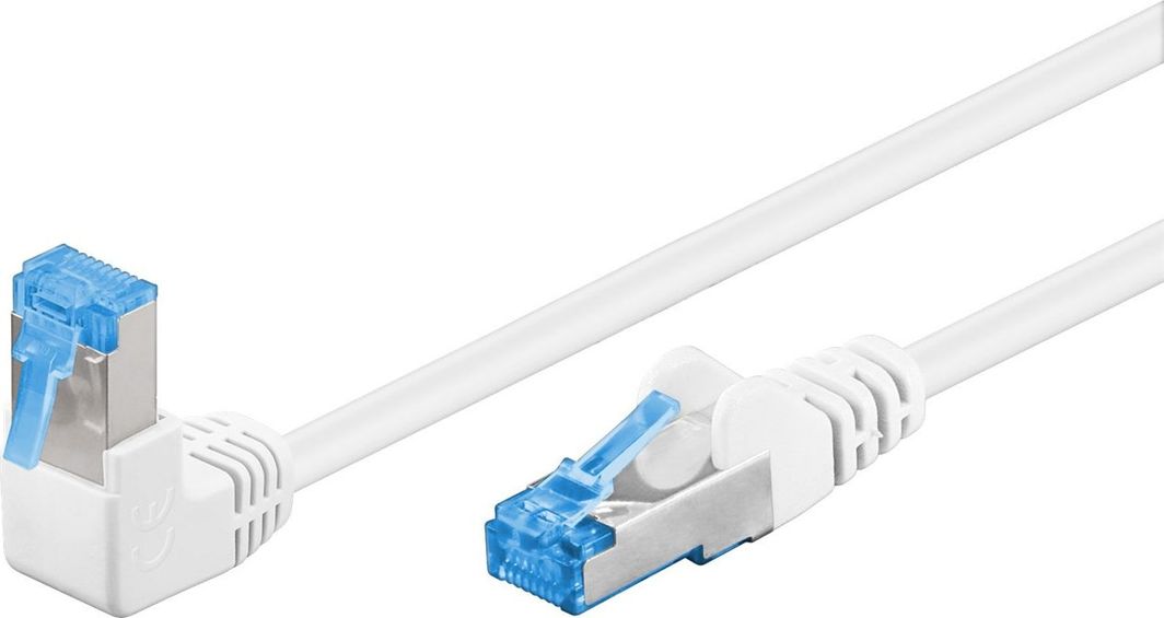 Kabllo rrjeti Goobay Patchcord, Cat 6A S/FTP, 10m, e bardhë