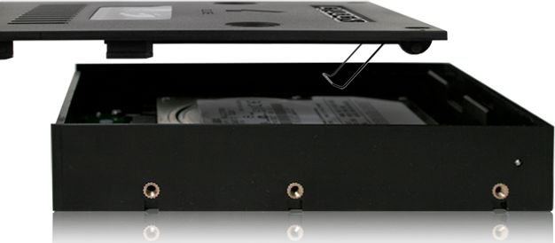 Përshtatës për disk Icy Dock EZConvert MB882SP-1S-2B, 3.5" në 2.5", SATA, i zi