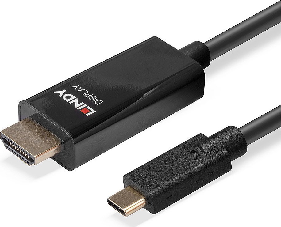 Kabllo adapter USB Type C në HDMI, 4K 60Hz HDR, 5m, e zezë