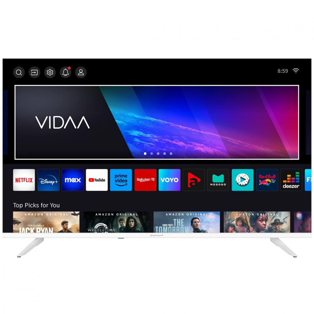 Televizor LED Horizon Diamant 32HL4331H, 32", HD Ready Smart TV, i bardhë
