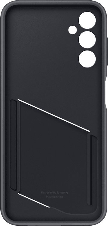 Mbulesë telefoni Samsung Galaxy A14 EF-OA146, TPU, me xhep karte, e zezë