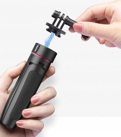 Mini tripod tavoline Ulanzi Tripod Monopod Magnet Go Quick II, për GoPro, magnetik, i zi