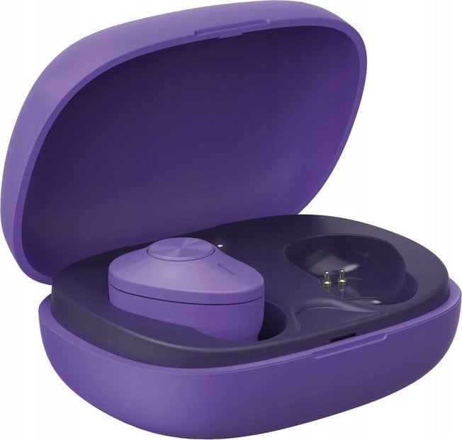 Безжични Bluetooth слушалки Freedom Buddy, микрофон, засилен бас, виолетови