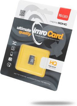 Kartë memorje Imro MicroSDHC, 16GB, Class 10 UHS I U1