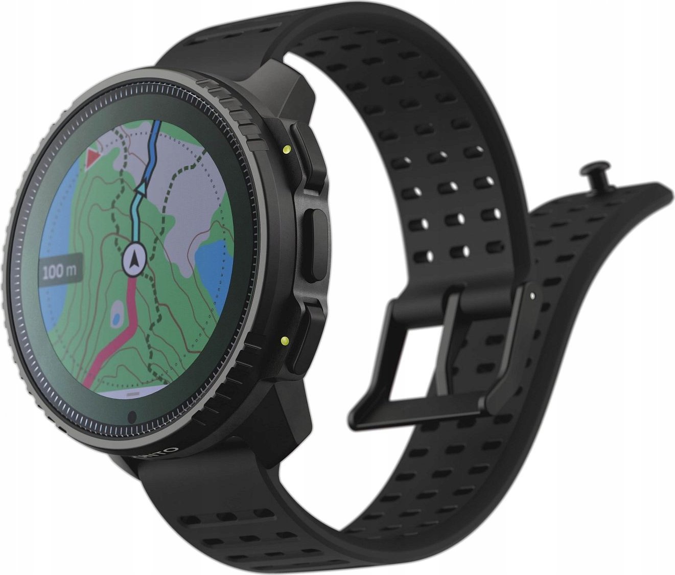 Ora sportive Suunto Vertical Solar SS050978000, GPS, energji solare, e zezë