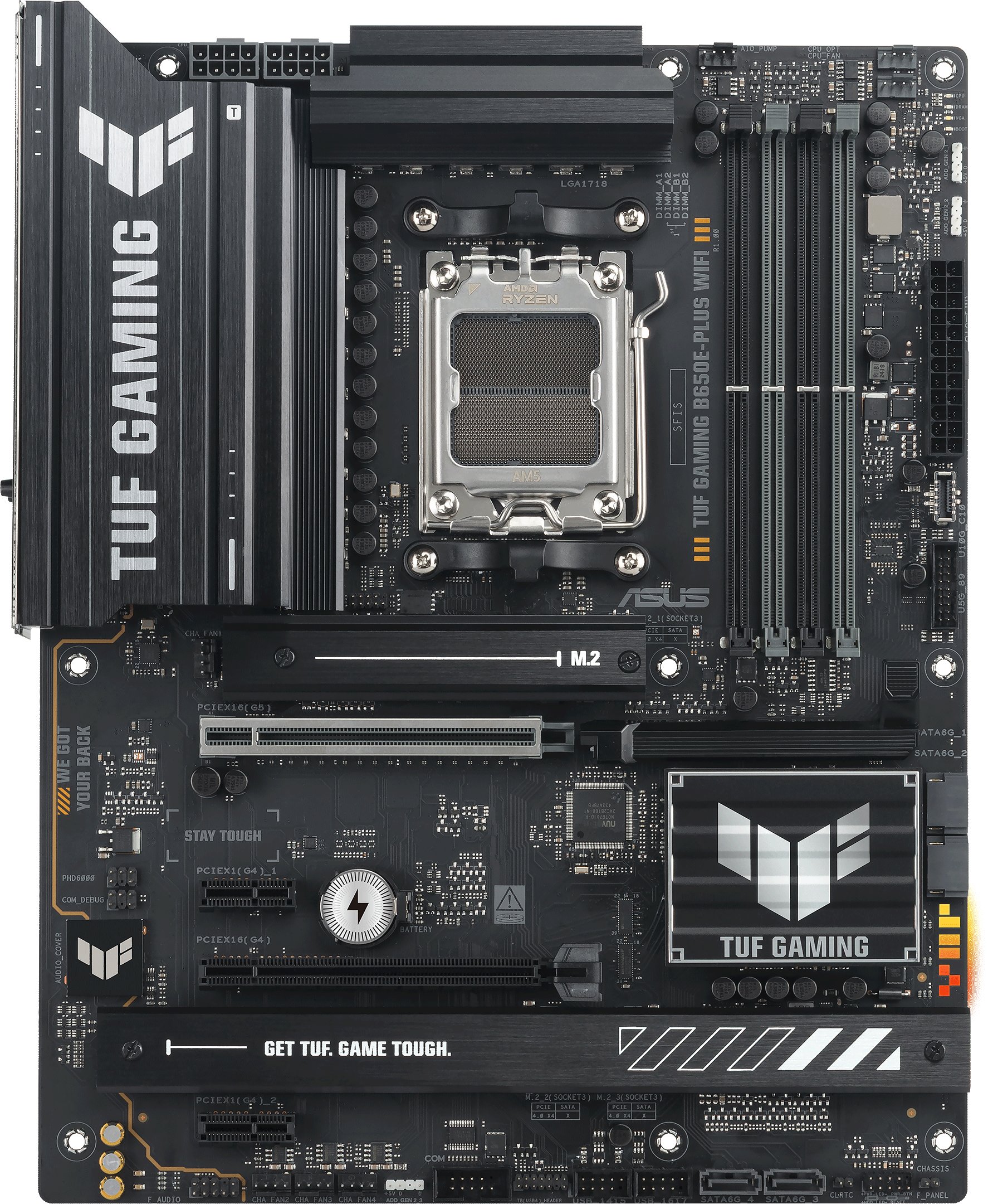Pllakë amë ASUS TUF Gaming B650E Plus WiFi, AMD B650, Socket AM5, ATX, e zezë