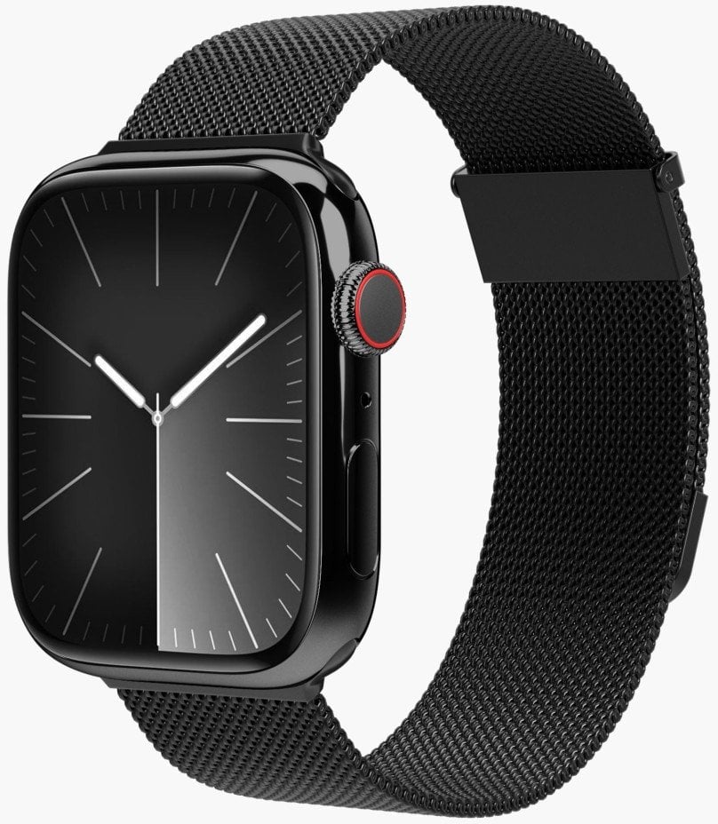 Rrip silikoni Vonmahlen Classic Band 2 për Apple Watch, i zi