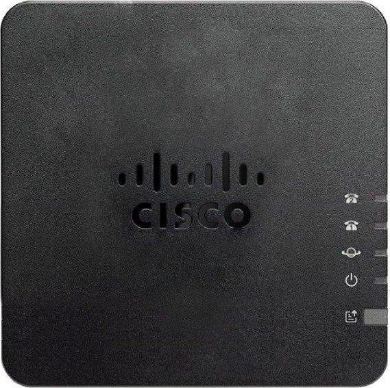 Адаптер VoIP Cisco ATA192 ATA192-3PW-K9, 2 порти RJ11, 2 порти RJ45, сив