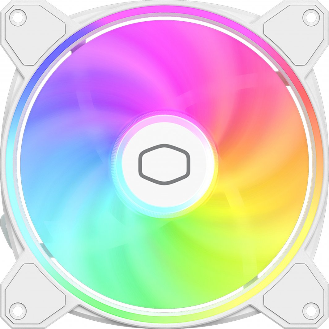 Ftohës Cooler Master MasterFan MF140 Halo 2, 140 mm, i bardhë