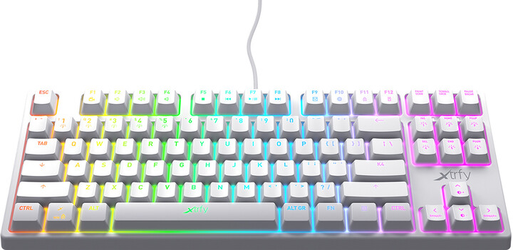 [OUTLET] Tastierë Xtrfy K4 TKL RGB, Kailh Red, US
