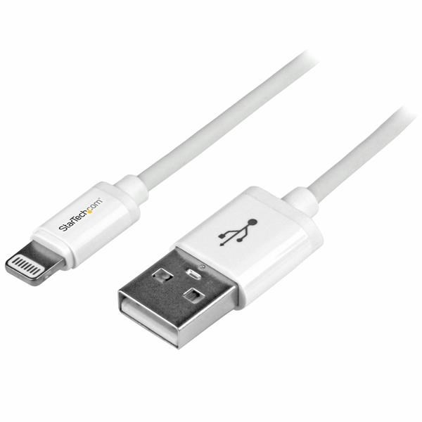 Kabllo USB StarTech.com, USB-A në Lightning, 1m, e bardhë