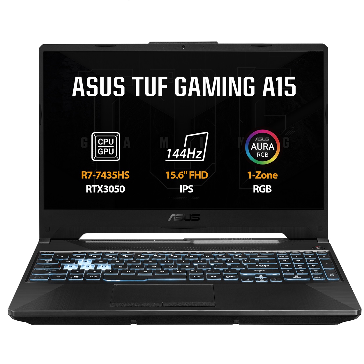 Laptop ASUS TUF Gaming A15 FA506NCR-HN110, 15.6", FHD, AMD Ryzen 7 7435HS, 16GB RAM, 1TB SSD, Nvidia RTX3050 4GB, i zi