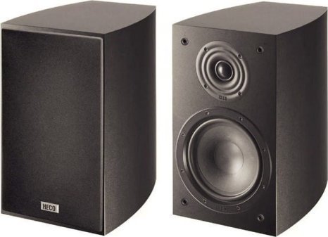 Bokse rafti Heco Victa Elite 302, Hi Fi, set 2 copë, të zeza