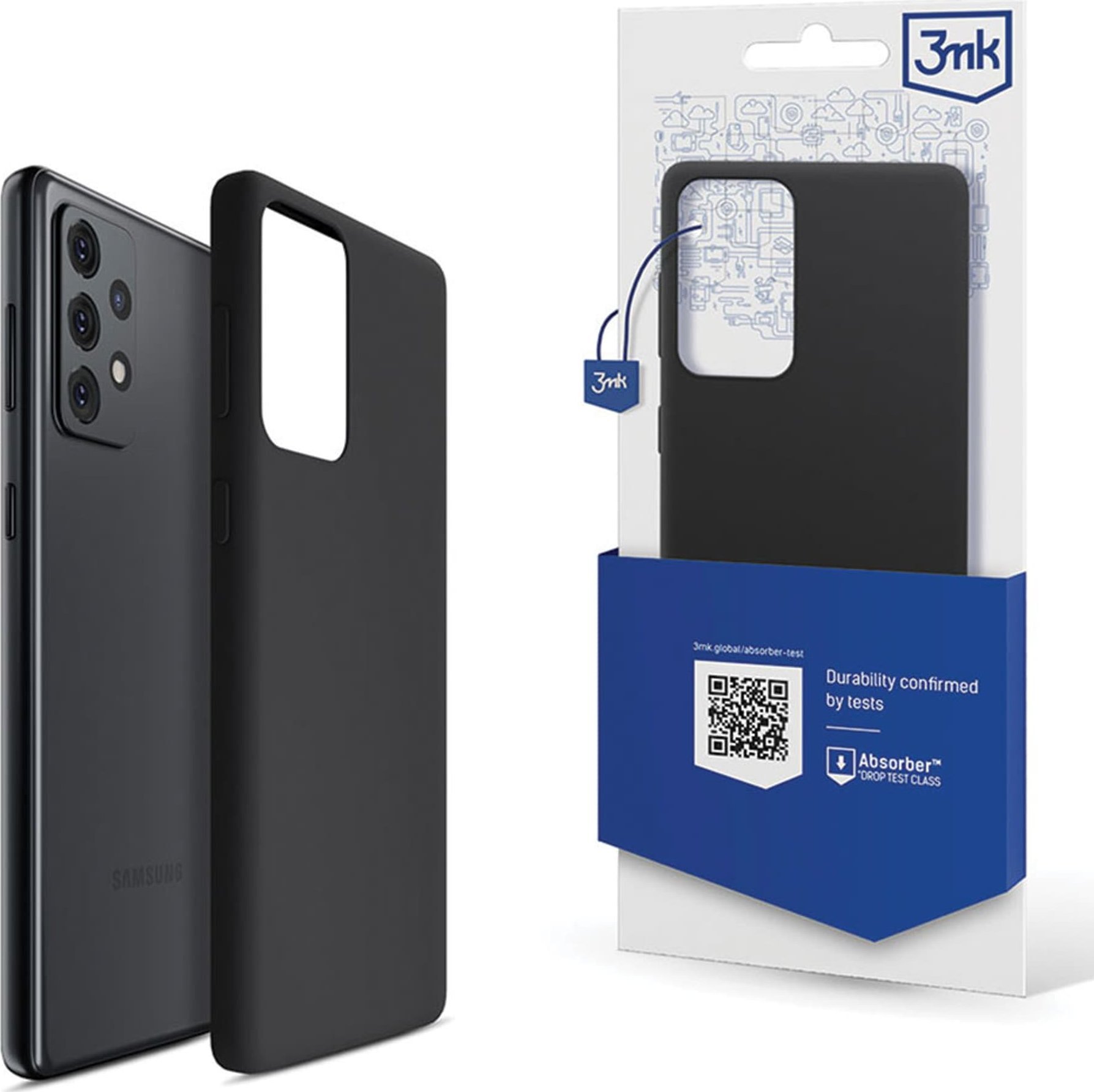 Силиконска маска 3MK за Samsung Galaxy S24 FE S721, црна