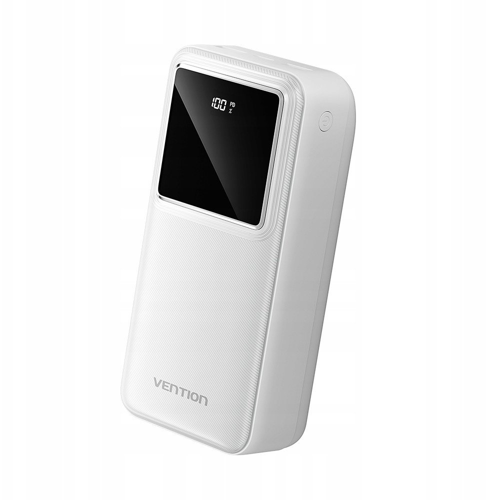 Надворешна батерија Vention, 30000mAh, 22.5W, бела