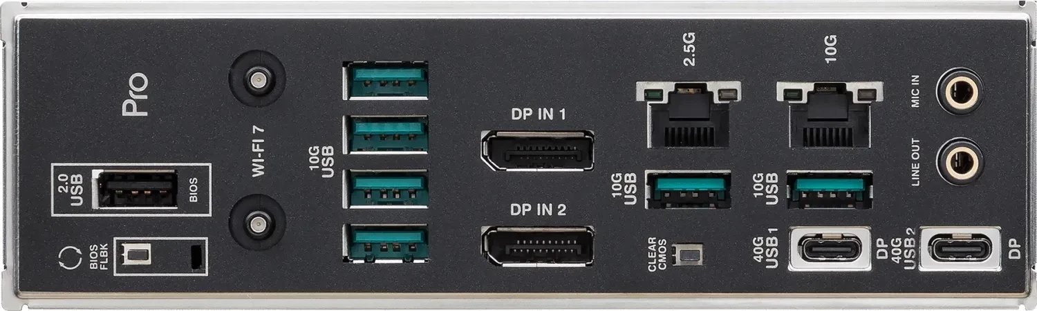 Pllakë amë ASUS PRO WS TRX50 SAGE WIFI, socket AMD sTR5, DDR5 ECC, e zezë