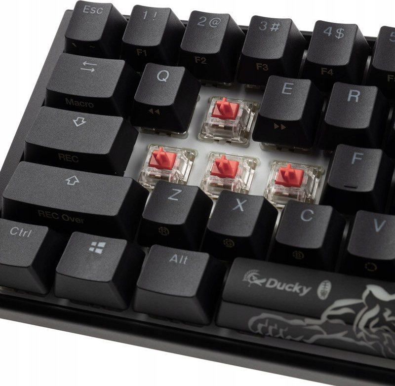 Tastierë mekanike Ducky One 3 Mini, RGB, Cherry MX Silent Red, e zezë