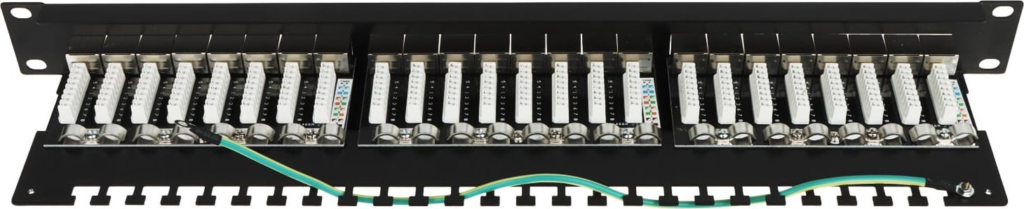 Patch panel Logilink PP-24 RJ45, 24 porta, Cat 7 FTP, 19" RACK, gri