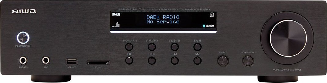 Receiver stereo Aiwa AMR-200DAB, Bluetooth, DAB+/FM, i zi