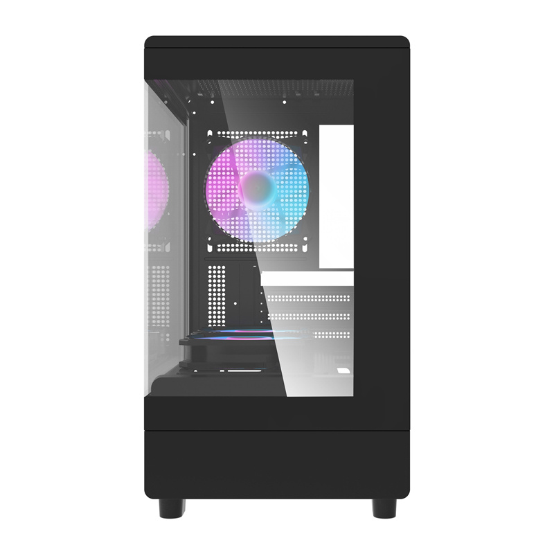 Kase kompjuteri Darkflash DB330M, 3 ventilatorë, xham anësor, e zezë