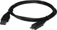 Kabllo USB Art KABUSB3.1 A C 1M, USB A në USB C, 1 m, i zi