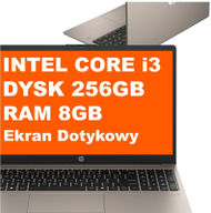 Laptopi HP 15-fd0230wm, Intel Core i3-N305, 8GB RAM, 256GB SSD, 15.6" FullHD Touch, Win 11, i artë