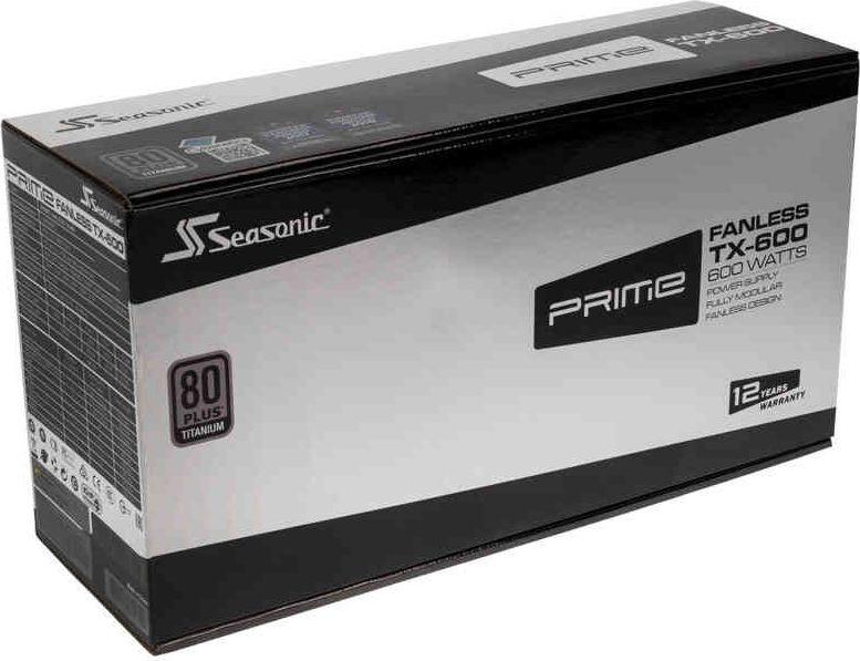 Burim energjie SeaSonic PRIME TX-600 (SSR-600TL-2), 600W, i zi