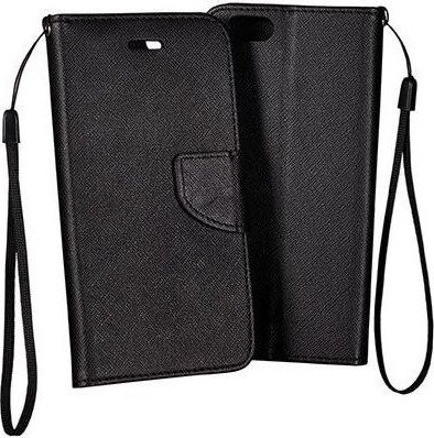 Kapak libri Fancy për Xiaomi Redmi 7, me portofol, magnetik, i zi