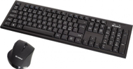 Set tastierë dhe maus nor Wireless, për zyrë, i zi