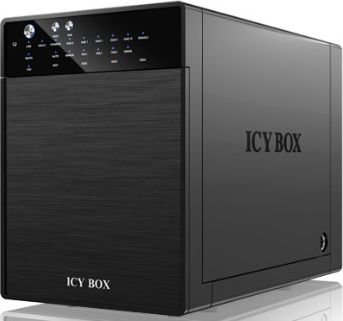 Kutia e jashtme Pocket Icy Box 4x 3.5" SATA III, USB 3.0/eSATA