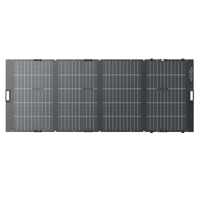 Panel diellor EcoFlow 400W NextGen Lightweight, palosës, i zi