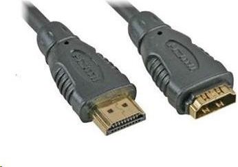 PremiumCord HDMI Продолжителен Кабел, 5 m, Црн