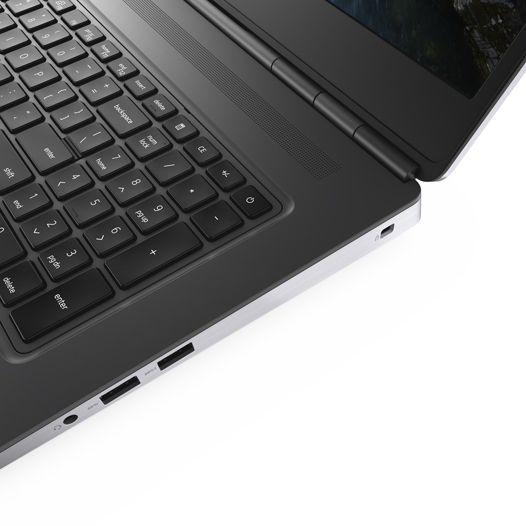 Laptop DELL Precision 7750, 17.3", i5-10400H, 8GB RAM, 512GB SSD, сив