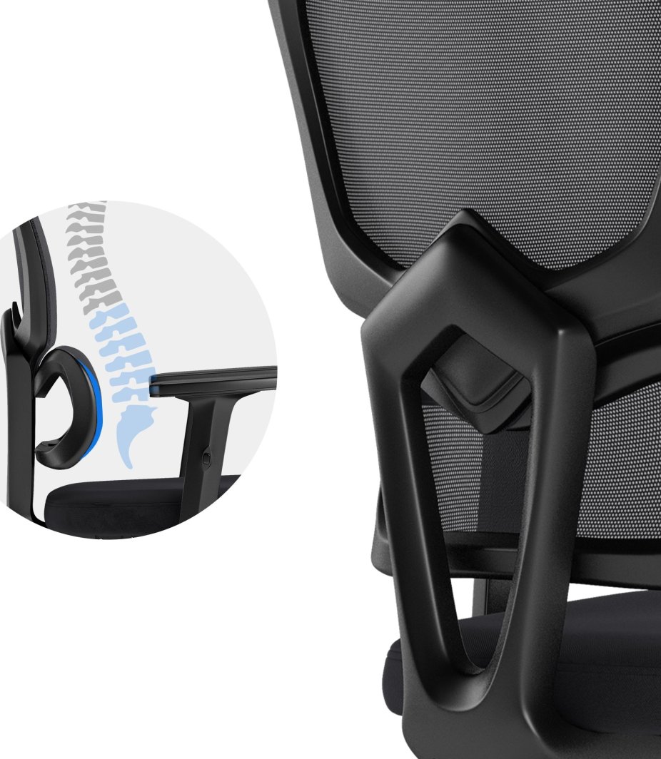 [OUTLET] Karrige zyre SENSE7 Veno, e zezë