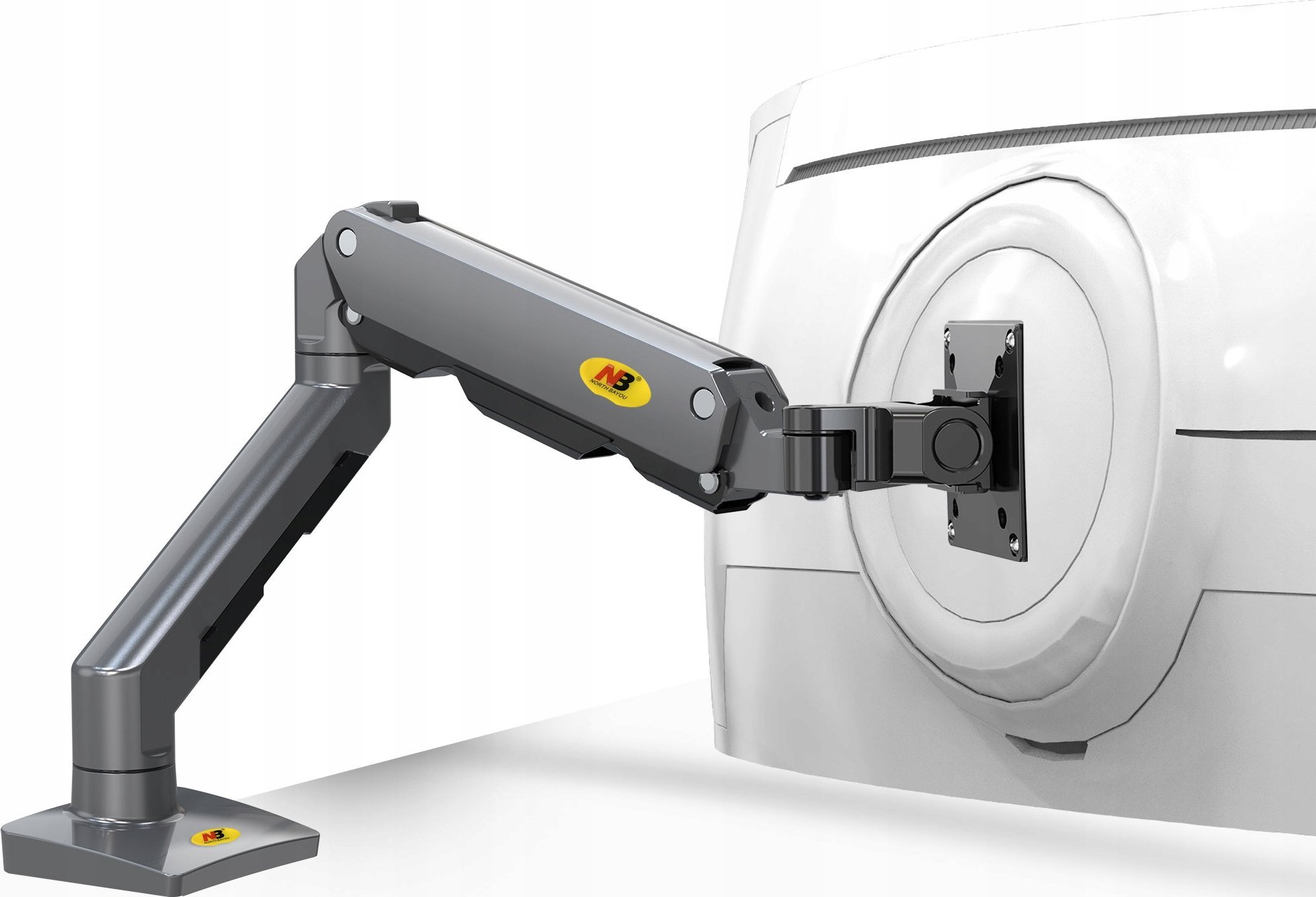 Krah monitori Northbayou G60, 27-45", deri 16 kg, gri mat